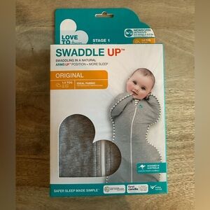 Love To Dream Swaddle UP Adaptive Original Swaddle Wrap Newborn Grey